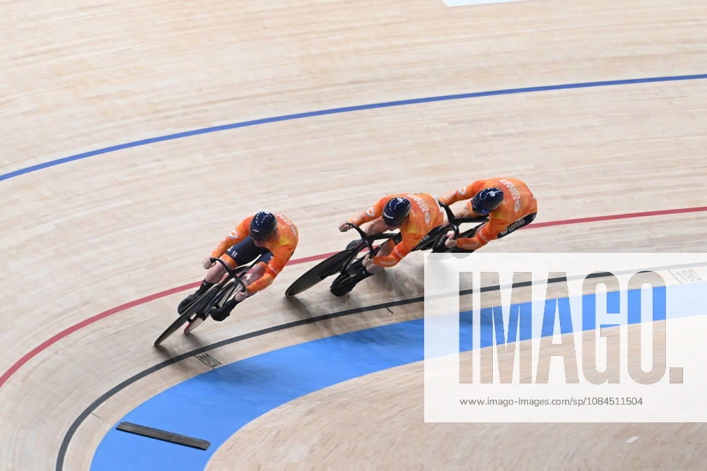 World Championships Elite Track; Giornata 01; 2026, Olanda; Hoogland, Jeffrey; Lavreysen, Harrie; Van Den Berg, Roy; Shanghai - Velodromo;