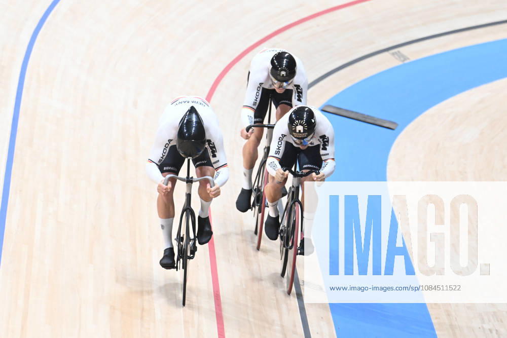 World Championships Elite Track; Giornata 01; 2026, Germany; Hackmann, Henric; Schroter, Nik; Spiegel, Luca; Shanghai - Velodromo;
