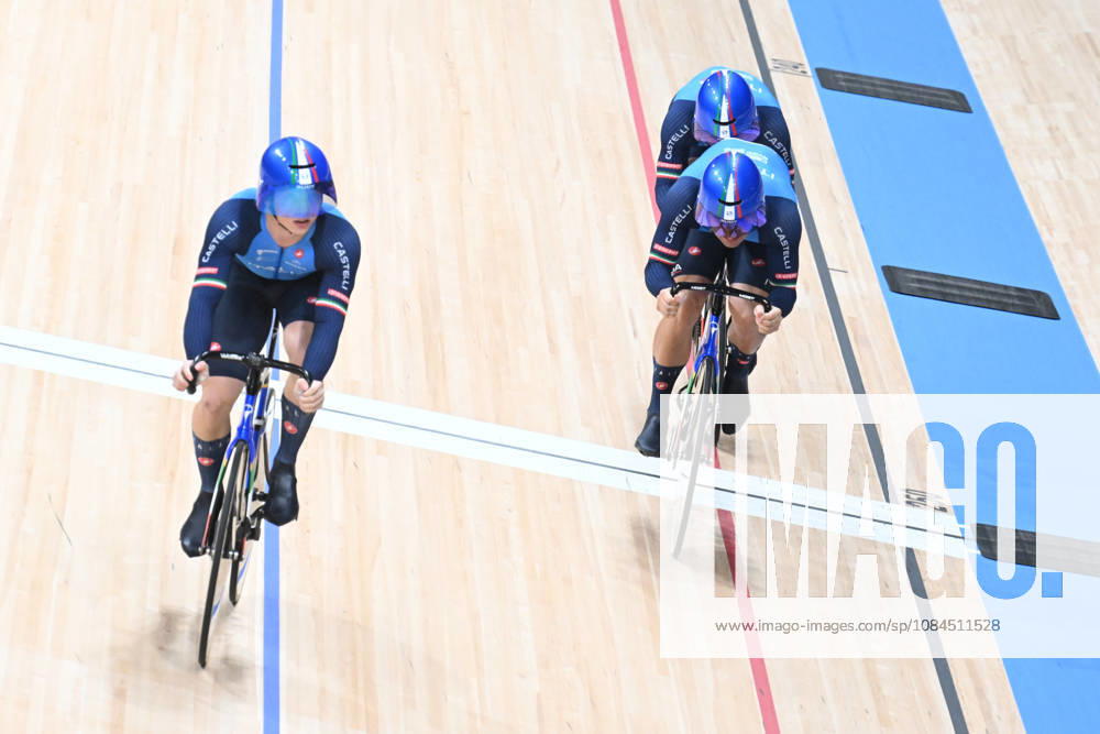 World Championships Elite Track; Giornata 01; 2026, Italia; Bianchi, Matteo; Cusumano, Filippo; Predomo, Mattia; Shanghai - Velodromo;