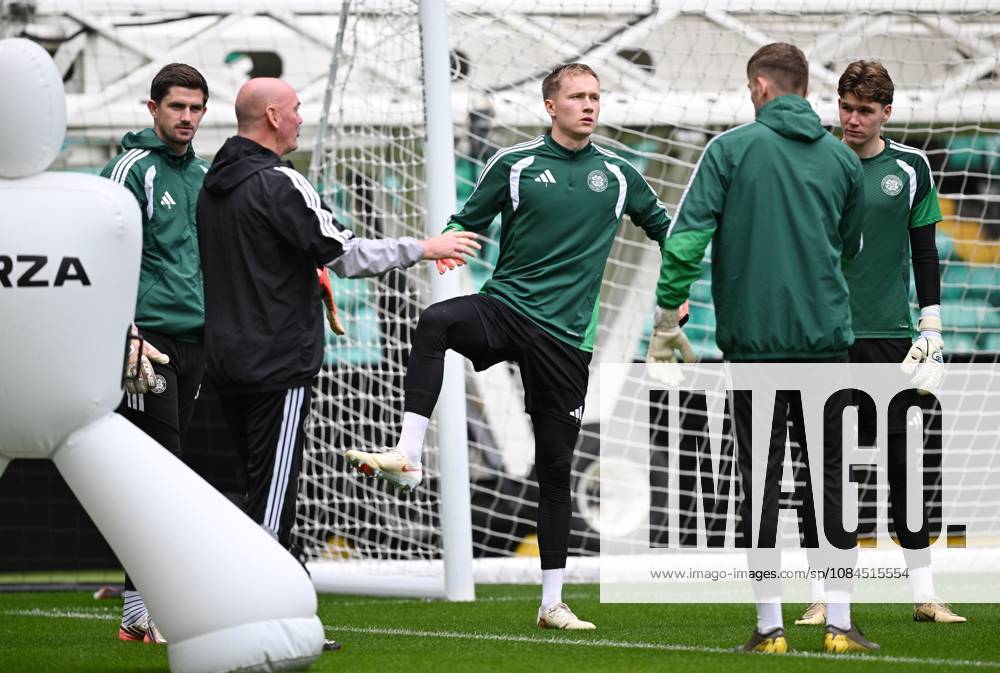 Viljami Sinisalo of Celtic training this morning. Celtic FC Team Training, Football, Celtic Park, Parkhead, Glasgow, Scotland, UK - 14 Oct 2026Glasgow Celtic Park Scotland United Kingdom