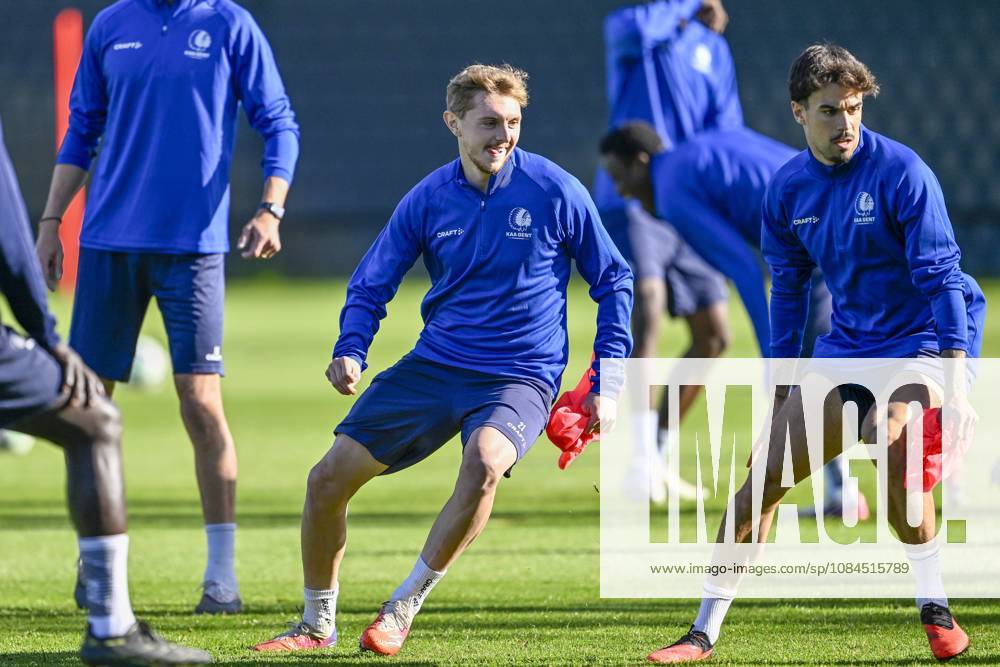KAA Gent v AGF Aarhus - UEFA Conference League Media Activities 14 10 2026 GENT, BELGIUM - OCTOBER 14 : Dean Max Jimmy forward of KAA Gent pictured during a training session ahead of the UEFA Conference League 2026 27 League Phase matchday 1 match between KAA Gent and AGF Aarhus on October 14, 2026 in Gent, Belgium, 14 10 2026 Gent Belgium