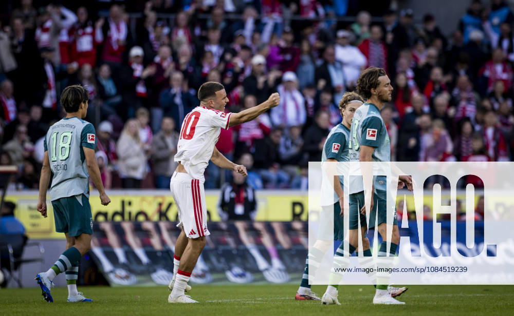 Cologne, Germany, Oct. 11, 2026 Goal Celebration Said El Mala Cologne Shuto Machino BMG Joe Scally BMG 1 FC Cologne Borussia Mönchengladbach 11 10 2026