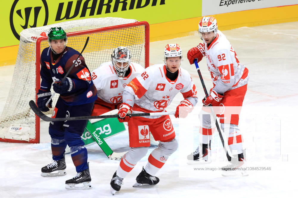 DEU, GER, Ice Hockey, Champions League, 2026–27 Season, Berlin, Eisbären Berlin vs. Klagenfurter AC Frederik Tiffels Eisbären Berlin 95, Mareks Mitens Furey Klagenfurth 30, Thimo Nickl Klagenfurth 82, Clemens Unterweger Klagenfurth 92 nordphoto GmbH Engler City Corrugated Iron Palace State Country