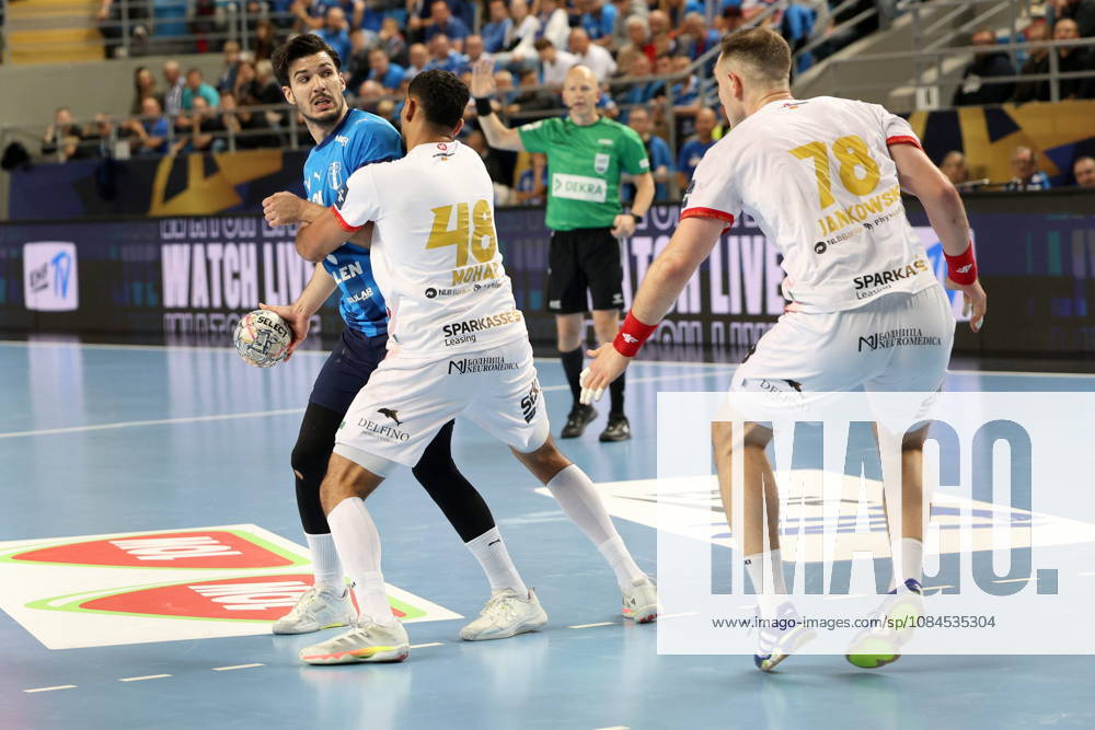 Plock 14.10.2026 Liga mistrzow pilka reczna mezczyzn faza grupowa sezon 2026 27 --- Group phase mens handball EHF Champions League Orlen Wisla Plock - HC Vardar 1961 Skopje Gergo Fazekas Fot. Marcin Solarz FotoPyK NEWSPIX.PL --- newspix.pl