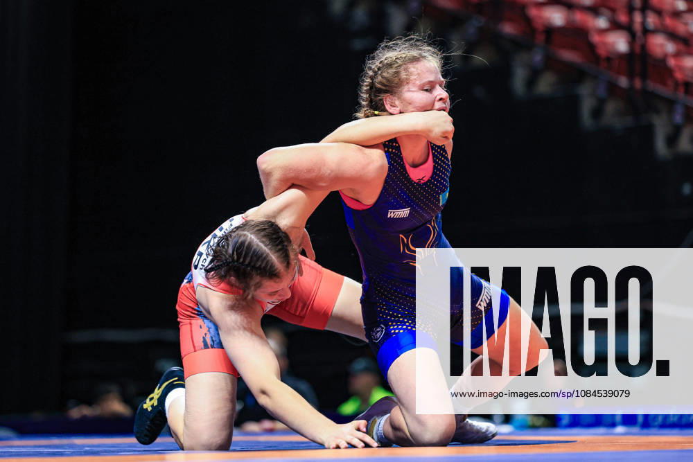U23 World Championships, 59 kg Open Weight: Alina Filipovych (UKR) defeated Viktoriia Khusainova (KAZ) by decision