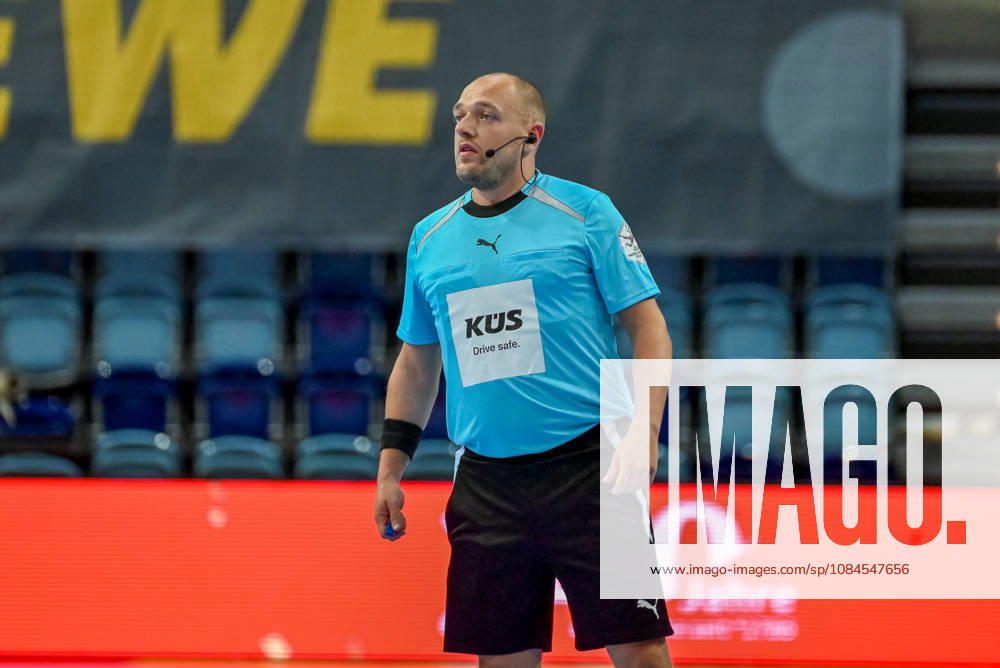 Referee Lukas Mueller (GER), VfL Oldenburg vs. Borussia Dortmund, ALSCO Women s Handball Bundesliga, Matchday 6, 2026–2027 Season, October 14, 2026, GER, VfL Oldenburg vs. Borussia Dortmund, ALSCO Women’s Handball Bundesliga, Matchday 6, 2026–2027 season, October 14, 2026, Oldenburg