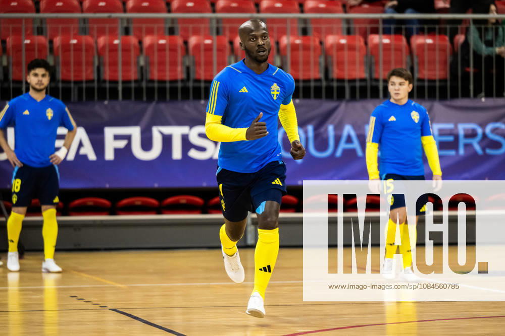 Bryan Johansson of Sweden ahead of the FIFA Futsal World Cup qualifying match between Hungary and Sweden on October 15, 2026 in Nyíregyháza. Photo: Bildbyran EXT BILDBYRÅN COP 18 XY0131 futsal national team Hungary Sweden national team Sweden BBENG World Cup qualifier Hungary