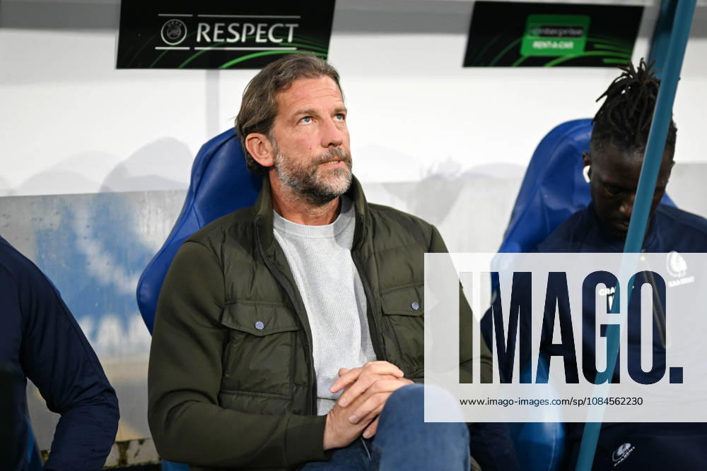 AA Gent vs Aarhus Rik De Mil head coach of KAA Gent, is pictured during Matchday 2 in the 2026-2027 Uefa Conference League season - league phase between AA Gent and AGF Aarhus on October 15 , 2026 in Gent, Belgium. (Photo by Maarten Straetemans Isosport) Gent Belgium