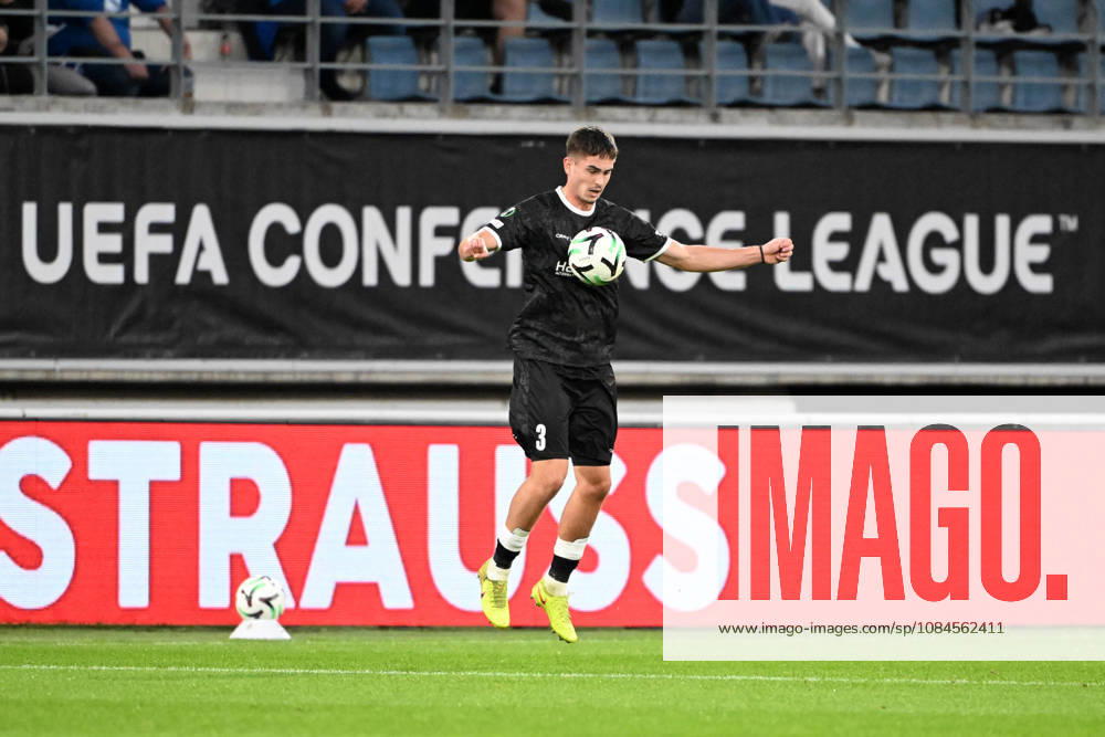 AA Gent vs Aarhus Maksim Paskotsi of KAA Gent is pictured in action with the ball during Matchday 2 in the 2026-2027 Uefa Conference League season - league phase between AA Gent and AGF Aarhus on October 15 , 2026 in Gent, Belgium. (Photo by Maarten Straetemans Isosport) Gent Belgium