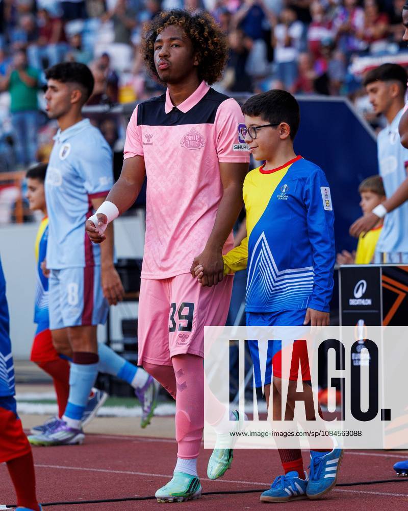 Malick Fofana of Sunderland walks out of the Estadio Dr. Magalhaes Pessoa Torreense v Sunderland, UEFA Europa League, Football, Estadio Dr. Magalhaes Pessoa, Leiria, Portugal - 15 Oct 2026Leiria Estadio Dr. Magalhaes Pessoa Portugal
