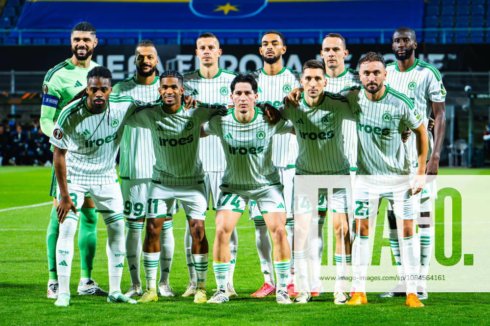 Team Omonia before the UEFA Europa League match between Celje (Slovenia) and Omonia (Cyprus) at Stadion Celje, Celje on October 15, 2026 in Celje, Slovenia. (Photo by Andraz Corel Sports Press Photo).