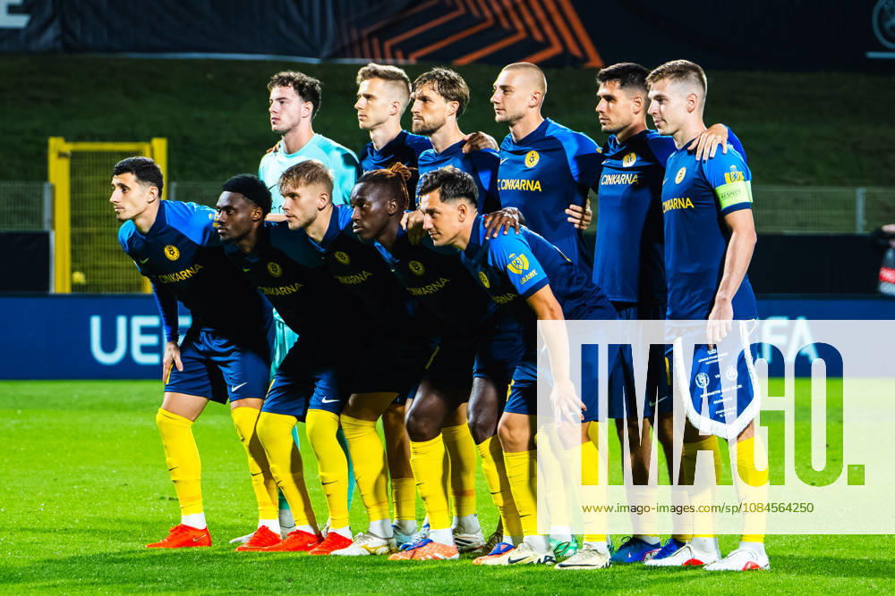 Team Celje before the UEFA Europa League match between Celje (Slovenia) and Omonia (Cyprus) at Stadion Celje, Celje on October 15, 2026 in Celje, Slovenia. (Photo by Andraz Corel Sports Press Photo).