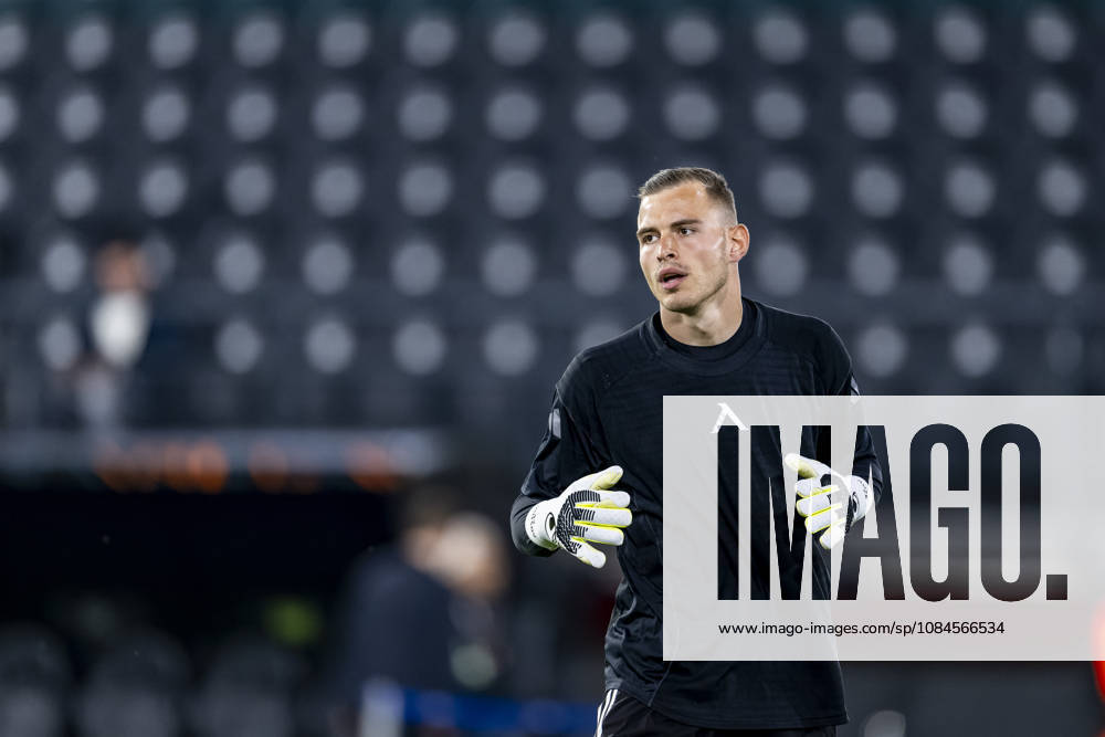 NIJMEGEN Levski Sofia goalkeeper Svetoslav Vutsov during the UEFA Europa League match between NEC and Levski Sofia at Stadion De Goffert on October 15, 2026, in Nijmegen, the Netherlands. Photo by DeFodi Images