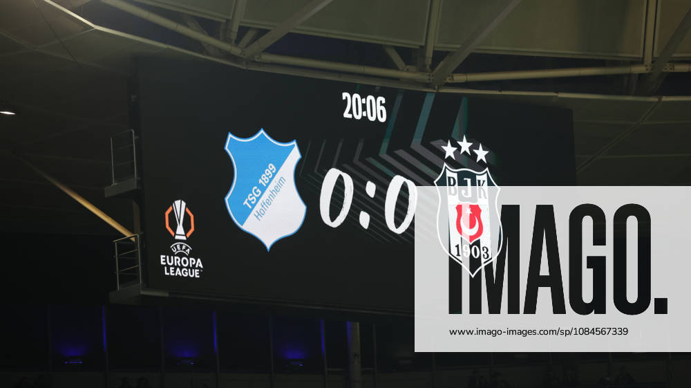 Soccer, UEFA Europa League, TSG 1899 Hoffenheim vs. Besiktas JK – stock photo, stock image, stock stadium photo, symbolic photo, symbolic image, symbolic stadium, Sinsheim
