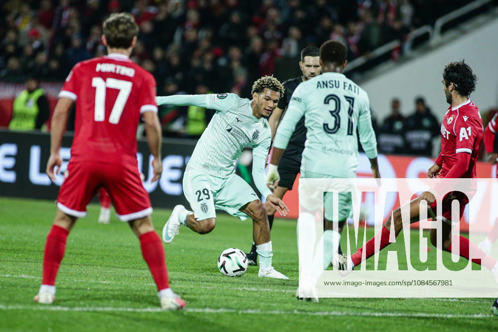 IPA89726114 - Monaco s Paris Brunner in action during the UEFA Conference League match between PFC CSKA and AS Monaco at Vasil Levski National Stadium in Sofia, Bulgaria, on October 15, 2026