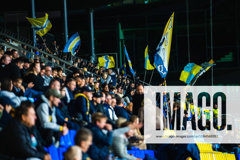 Celje fans during the UEFA Europa League match between Celje (Slovenia) and Omonia (Cyprus) at Stadion Celje, Celje on October 15, 2026 in Celje, Slovenia. (Photo by Andraz Corel Sports Press Photo).