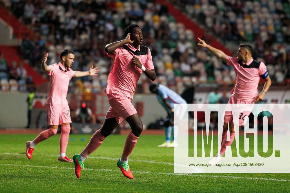 Jules Ahoka of Sunderland celebrates his goal Torreense v Sunderland, UEFA Europa League, Football, Estadio Dr. Magalhaes Pessoa, Leiria, Portugal - 15 Oct 2026Leiria Estadio Dr. Magalhaes Pessoa Portugal