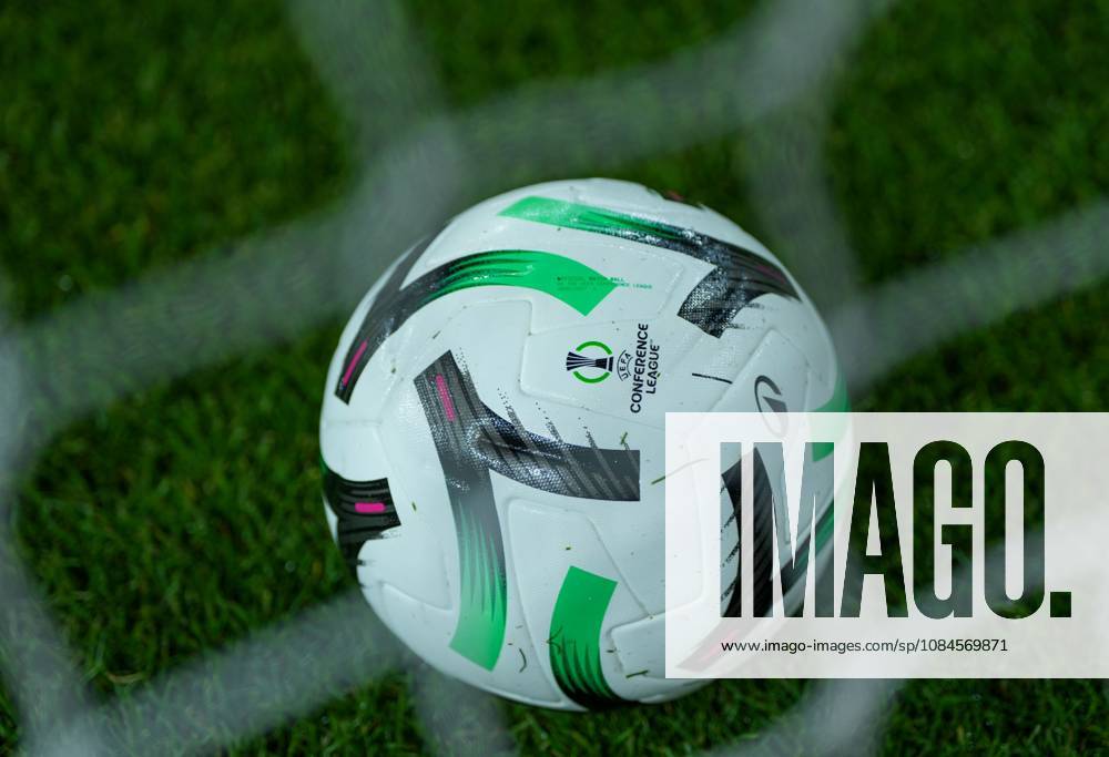 UEFA Europa Conference matchball Heart of Midlothian v Nordsjaelland, UEFA Conference League, Football, League Phase, Matchday 1, Tynecastle Park, Edinburgh, Scotland, UK - 15 Oct 2026Edinburgh Tynecastle Park Scotland United Kingdom