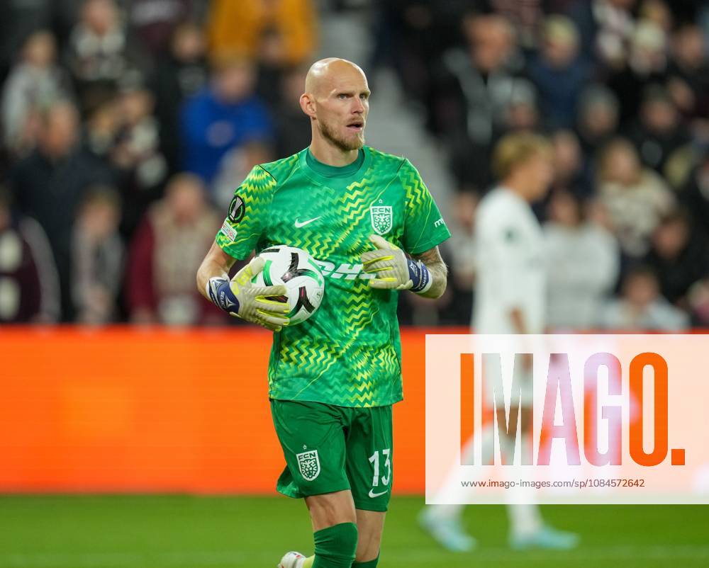 FC Nordsjaelland goalkeeper Andreas Hansen Heart of Midlothian v Nordsjaelland, UEFA Conference League, Football, League Phase, Matchday 1, Tynecastle Park, Edinburgh, Scotland, UK - 15 Oct 2026Edinburgh Tynecastle Park Scotland United Kingdom