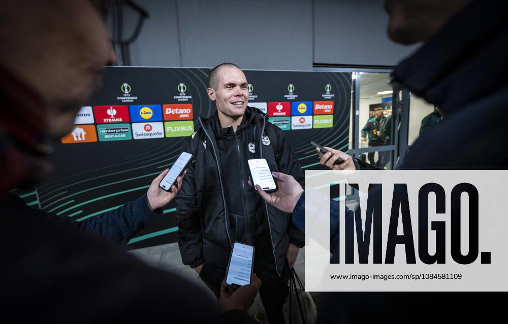 — Mjällby’s Jacob Bergström is interviewed after the 2–0 victory in the UEFA Conference League match between Mjällby AIF and Inter Club d’Escaldes at Olympia in Helsingborg on Thursday, October 15, 2026 HELSINGBORG, SWEDEN