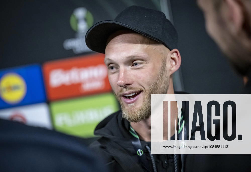 — Mjällby goalkeeper Alexander Lundin is interviewed after the 2–0 victory in the UEFA Conference League match between Mjällby AIF and Inter Club d’Escaldes at Olympia in Helsingborg on Thursday, October 15, 2026 HELSINGBORG, SWEDEN