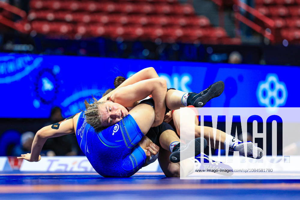 U23 World Championships, 55 kg, WW: Ulmeken Esenbaeva (UZB) vs. Kira Solobchuk (RUS)