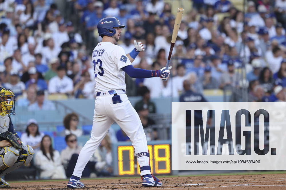 MLB, Baseball Herren, USA Postseason: NLCS Game 4 - Los Angeles Dodgers vs Milwaukee Brewers Los Angeles Dodgers outfielder Kyle Tucker in action during Game 4 of the National League Championship Series between the Los Angeles Dodgers and the Milwaukee Brewers at Dodger Stadium in Los Angeles, California, USA, 15 October 2026. LOS ANGELES CALIFORNIA UNITED STATES