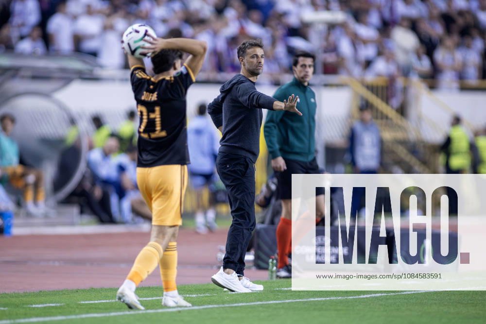 Gonzalo Garcia, head coach of HNK Hajduk Split, during the UEFA Conference League match between HNK Hajduk Split (CRO) and AFC Ajax Amsterdam (NL) at Poljud Stadium. UEFA Conference League: HNK Hajduk Split Vs AFC Ajax Amsterdam 2:1 - ZUMAp210 20261015_zsp_p210_016