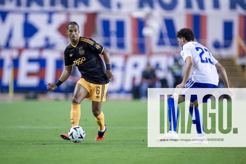 Thilo Kehrer (AFC Ajax) 6 and Martin Soticek (HNK Hajduk Split) 23 in action during he UEFA Conference League match between HNK Hajduk Split (CRO) and AFC Ajax Amsterdam (NL) at Poljud Stadium. UEFA Conference League: HNK Hajduk Split Vs AFC Ajax Amsterdam 2:1 - ZUMAp210 20261015_zsp_p210_023