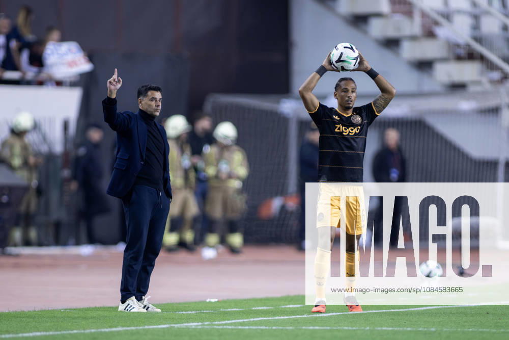 Ajax coach Michel Sanchez during the UEFA Conference League match between Hadjuk Split and AFC Ajax Amsterdam. UEFA Conference League: HNK Hajduk Split Vs AFC Ajax Amsterdam 2:1 - ZUMAp210 20261015_zsp_p210_036