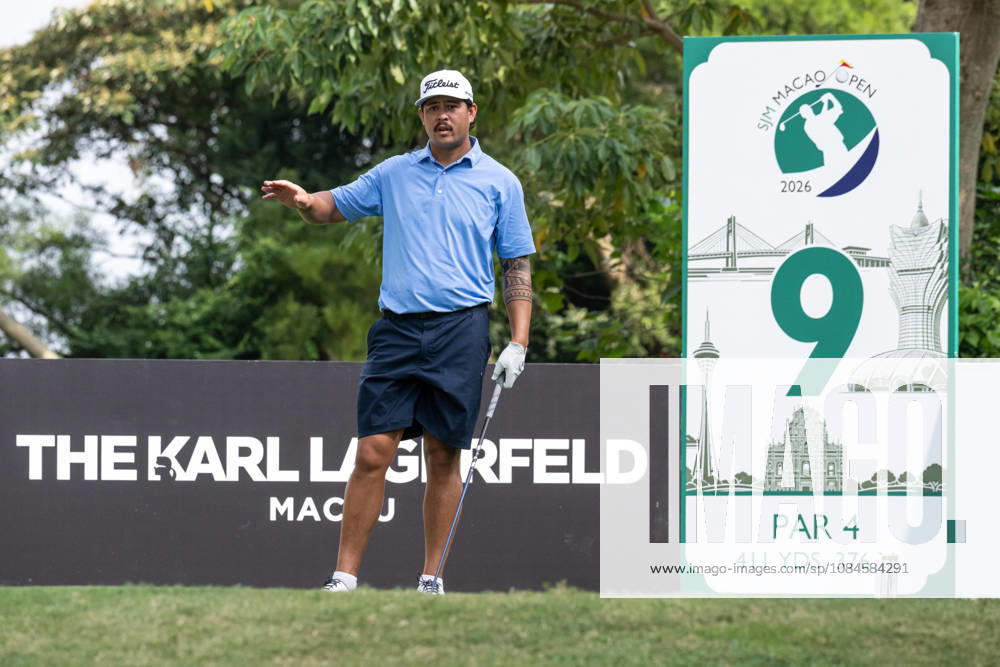 Denzel IEREMIA from New Zealand. Round 2 in the Macao Open Golf at Macau Golf & Country Club. Macau Open Golf Round 2 - ZUMAr144 20261016_zap_r144_003