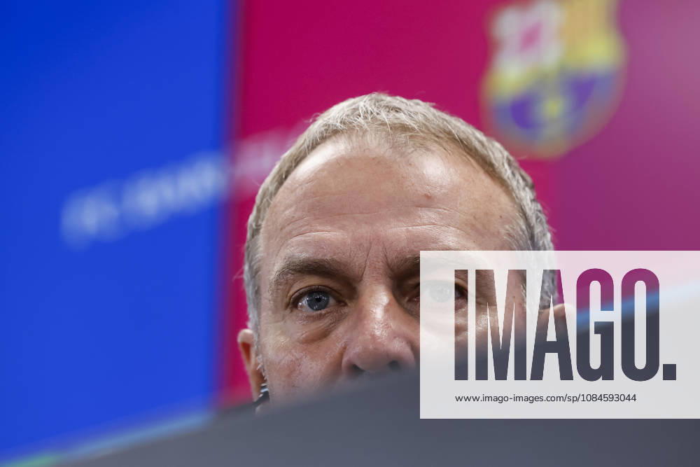 Hansi Flick, head coach of FC Barcelona, Barca attends his press conference, PK, Pressekonferenz during the training day of FC Barcelona ahead the Spanish League, LaLiga EA Sports, football match against Real Betis at Ciudad Esportiva Joan Gamper on October 16, 2026 in Sant Joan Despi, Barcelona, Spain. FC Barcelona Training And Press Conference - LaLiga EA Sports - ZUMAa181 20261016_zaa_a181_026