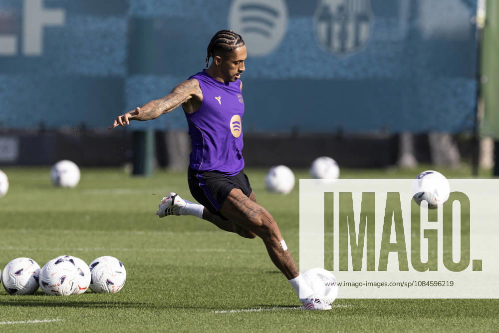 Raphinha during the training day of FC Barcelona, Barca ahead the Spanish League, Laliga EA Sports, football match against Real Betis at Ciudad Esportiva Joan Gamper on October 16, 2026 in Sant Joan Despi, Barcelona, Spain. FC Barcelona Training And press conference, PK, Pressekonferenz - LaLiga EA Sports - ZUMAa181 20261016_zaa_a181_043