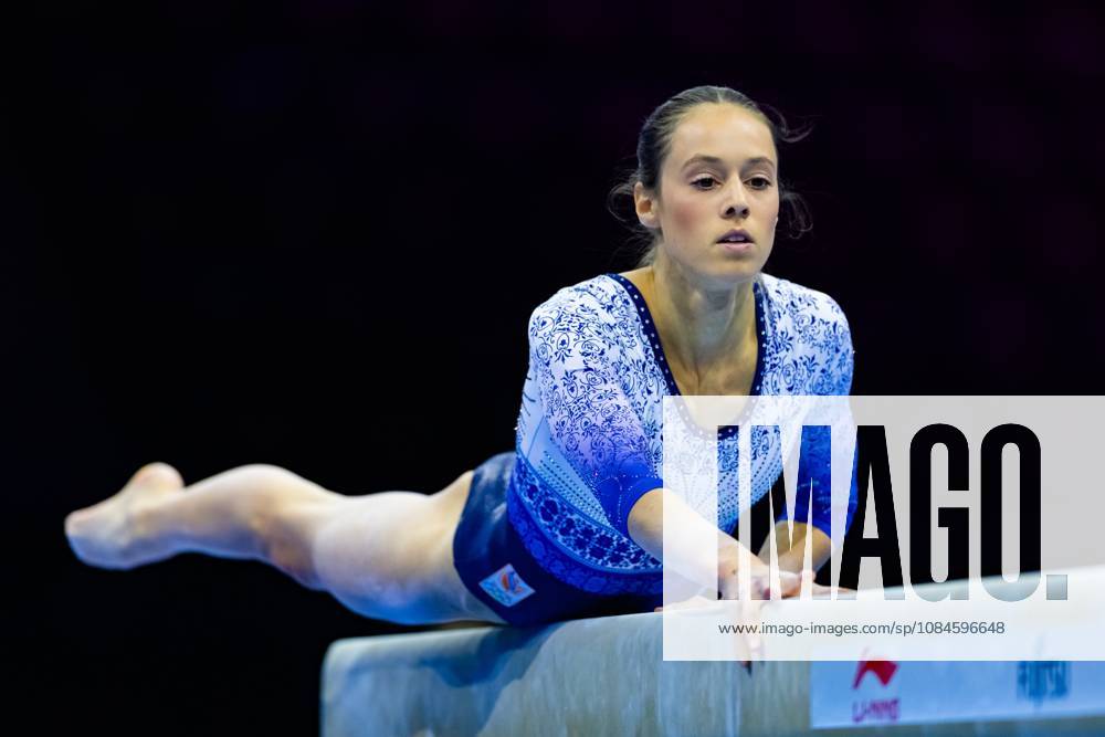 ROTTERDAM - Naomi Visser during podium training at the World Gymnastics Championships in Ahoy Rotterdam. IRIS VAN DEN BROEK ANP ANPxSportx IVx 572627789 originalFilename: 572627789