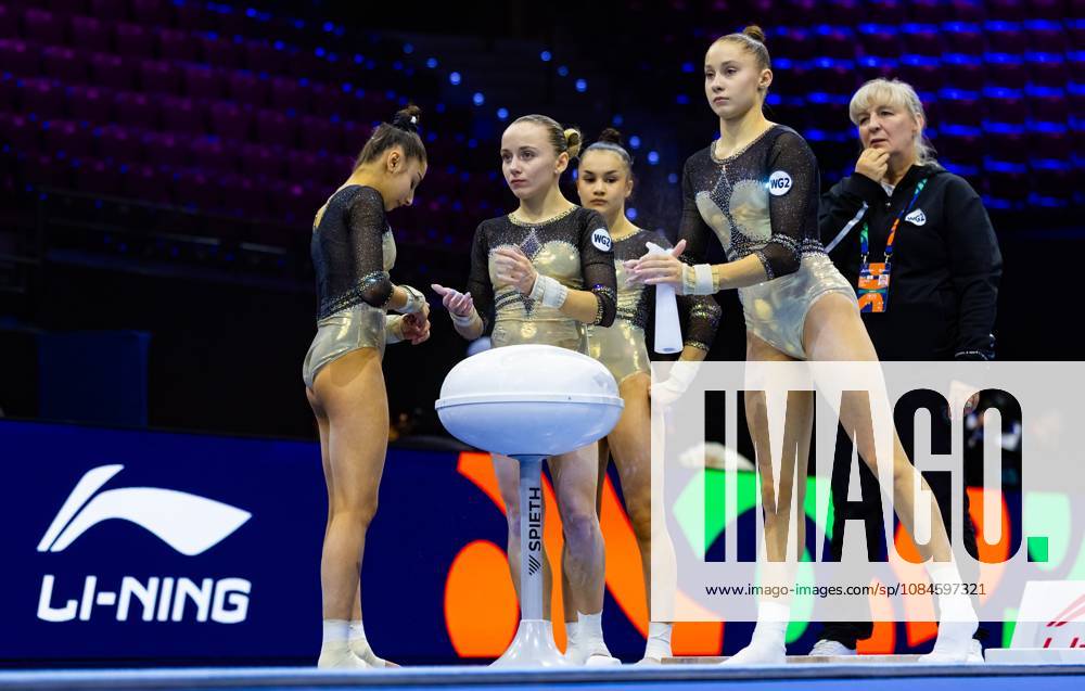 ROTTERDAM - The Russian gymnastics team in the run-up to the World Championships in Ahoy Rotterdam. Earlier this year, the International Gymnastics Federation lifted Russia s suspension for aggression against Ukraine, but the rules of the European Union and the Netherlands require that Russia cannot compete under its own flag. For this reason, the country is competing under the name World Gymnastics 2. IRIS VAN DEN BROEK ANP ANPxSportx IVx 572631017 originalFilename: 572631017