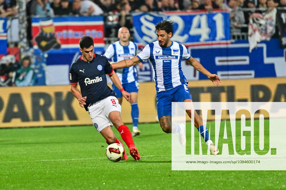 Soccer, Men s, 2nd Division Bundesliga, 2026–2027 Season, Holstein Kiel vs. Hertha BSC Berlin, Matchday 8, KSV, Holstein Stadium, Last-place team vs. league leader Guillermo Balzi takes on Kevin Simone Sessa in Kiel, Holstein Stadium, Holstein Stadium, Schleswig-Holstein, Germany
