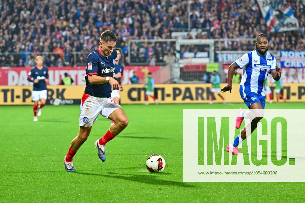 Soccer, Men s, 2nd Division Bundesliga, 2026–2027 Season, Holstein Kiel vs. Hertha BSC Berlin, Matchday 8, KSV, Holstein Stadium, Last-place team vs. league leader Adrian Kapralik, Kiel, Holstein Stadium, Holstein Stadium, Schleswig-Holstein, Germany