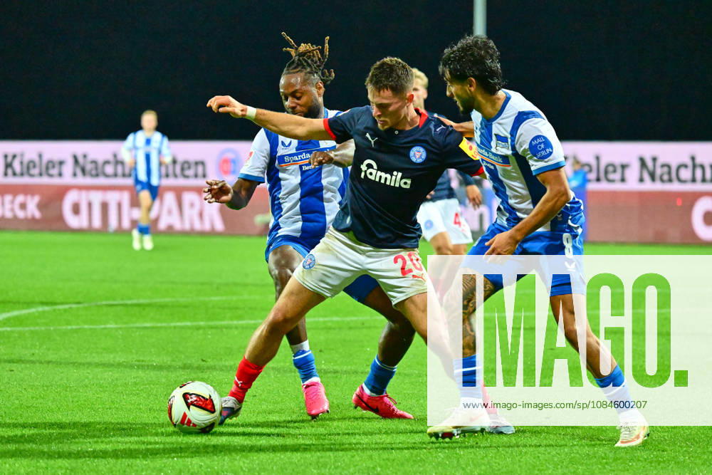 Soccer, Men s, 2nd Division Bundesliga, 2026–2027 Season, Holstein Kiel vs. Hertha BSC Berlin, Matchday 8, KSV, Holstein Stadium, Last-place team vs. league leader Adrian Kapralik vs. Kevin Simone Sessa, Kiel, Holstein Stadium, Holstein Stadium, Schleswig-Holstein, Germany