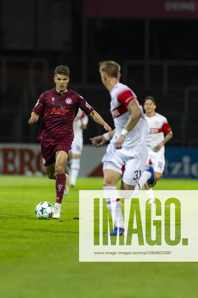 3rd Division, Fortuna Cologne vs. VfB Stuttgart U21, October 16, 2026; Nico Thier, Fortuna Cologne; 7th matchday of the 3rd Division, Fortuna Cologne vs. VfB Stuttgart U21, on October 16, 2026, Südstadion, Cologne DFB regulations prohibit any use of photographs as image sequences and or quasi-video