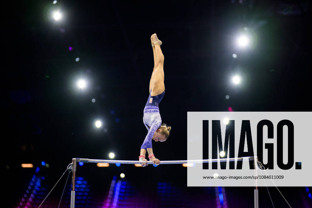 Sanne Wevers of the Netherlands at a women’s podium training session during Day 1 of the 2026 Artistic Gymnastics World Championships on October 16, 2026 in Rotterdam. Photo by Joel Marklund, BILDBYRÅN. Code: JM JM0858 bbeng artistic gymnastics gymnastics world championships women’s