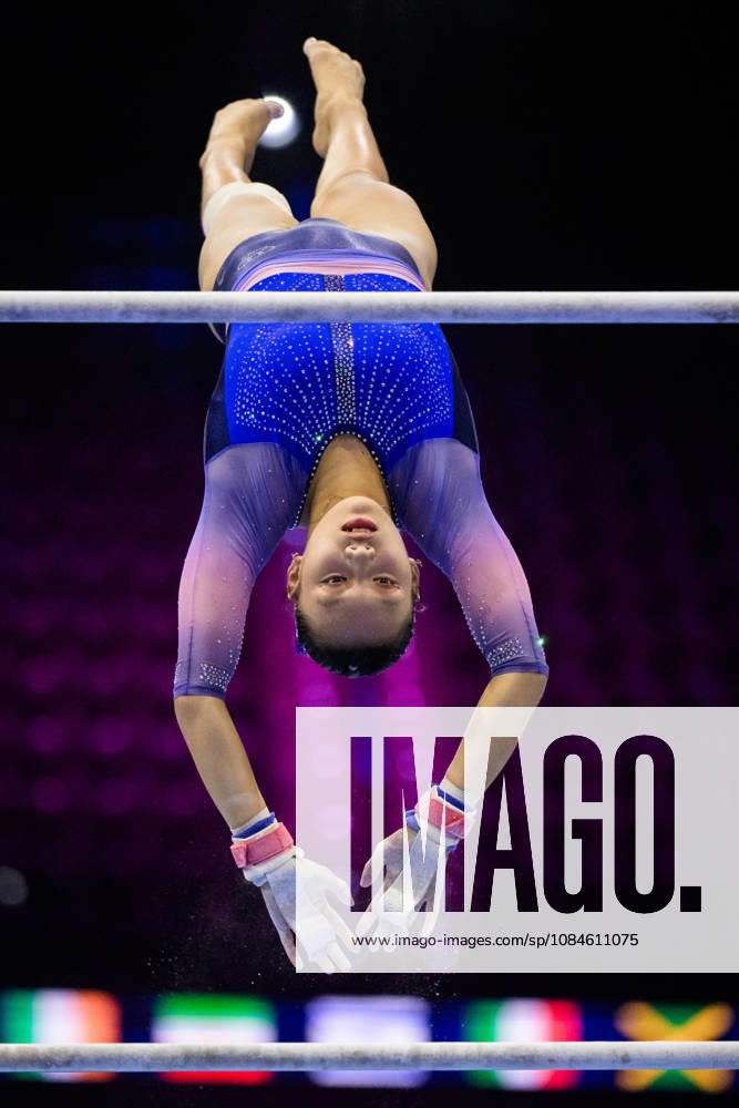 Pan Cai Chen of Taiwan at a women’s podium training session during Day 1 of the 2026 Artistic Gymnastics World Championships on October 16, 2026 in Rotterdam. Photo by Joel Marklund, BILDBYRÅN. Code: JM JM0858 bbeng artistic gymnastics gymnastics world championships women’s