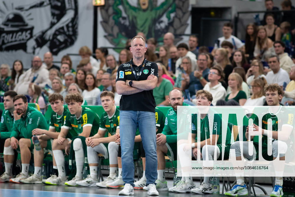 Handball, HBL2: SC DHfK Leipzig vs. ASV Hamm Westfalen, October 16, 2026; Head Coach Frank Carstens, SC DHfK Leipzig; Handball, 2nd Bundesliga, 2026–2027 season; Matchday 8: SC DHfK Leipzig vs. ASV Hamm Westfalen on October 16, 2026, at the Quarterback Immobilien Arena Leipzig