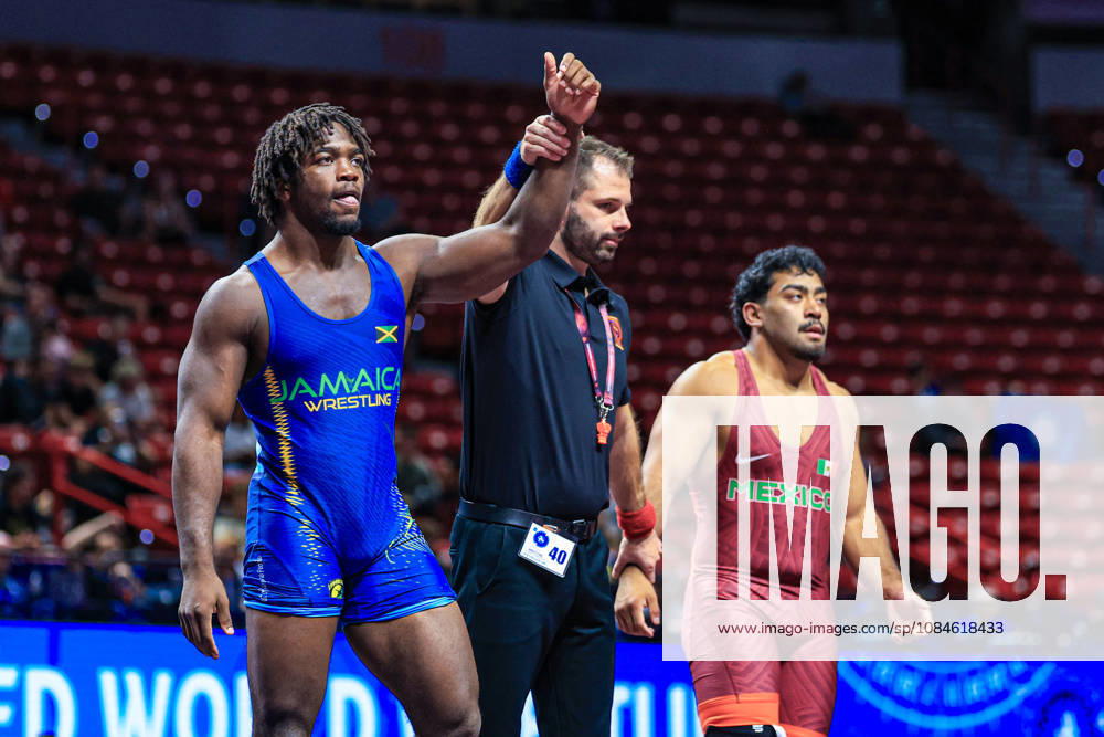 U23 World Championships, 92 kg Freestyle: Steven Caldwell Burrell Jr. (JAM) defeated Leonardo Divanni Tovar Garcia (MEX)