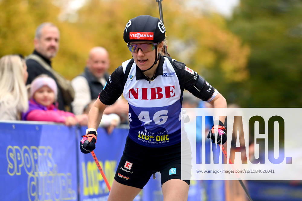 Janina HETTICH WALZ GER, Performance, Loop One Biathlon Opening Festival at the Olympic Park in Munich on October 17, 2026