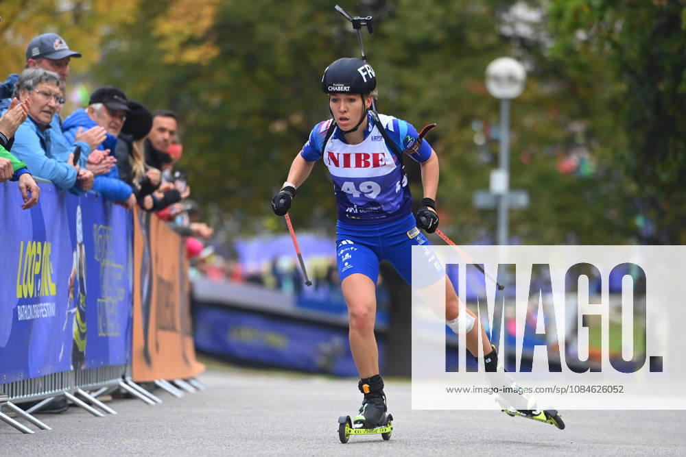 Oceane MICHELON (FRA), Performance, Loop One Biathlon Opening Festival at the Olympic Park in Munich on October 17, 2026