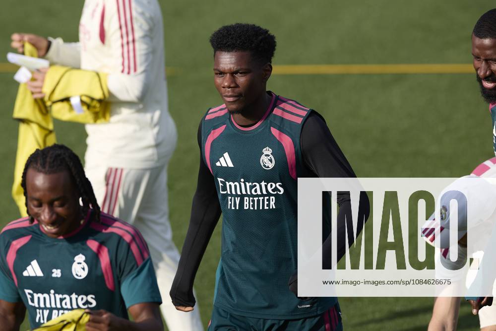 Aurelien Tchouameni (Real Madrid CF) is seen in action during a training session on the eve of the LaLiga EA SPORTS 2026 2027 match between Real Madrid CF and Sevilla FC..Real Madrid CF is holding its final training session and press conference, PK, Pressekonferenz ahead of its ninth LaLiga game. LaLiga EA SPORTS 2026 2027 - Real Madrid CF Press Conference And Training Session In Madrid, Spain - 17 Oct 2026 - ZUMAs197 20261017_aaa_s197_022