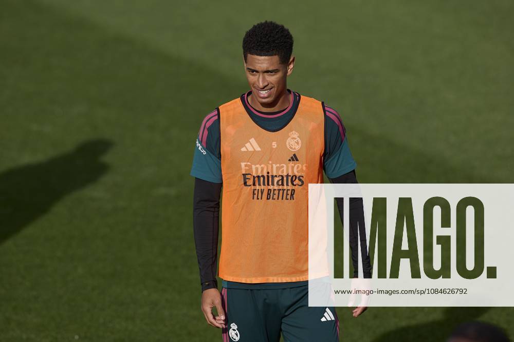 Jude Bellingham (Real Madrid CF) is seen in action during a training session on the eve of the LaLiga EA SPORTS 2026 2027 match between Real Madrid CF and Sevilla FC..Real Madrid CF is holding its final training session and press conference, PK, Pressekonferenz ahead of its ninth LaLiga game. LaLiga EA SPORTS 2026 2027 - Real Madrid CF Press Conference And Training Session In Madrid, Spain - 17 Oct 2026 - ZUMAs197 20261017_aaa_s197_036