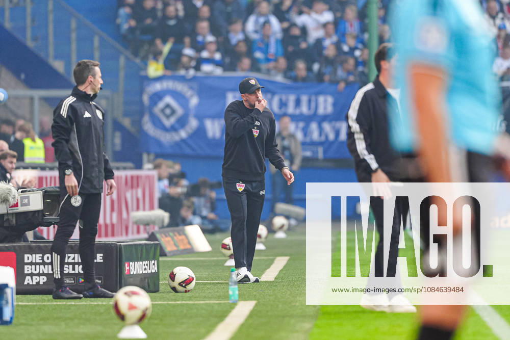 Sebastian Höneß, VfB Stuttgart, Coach (GER), Hamburger SV vs. VfB Stuttgart, Soccer, Bundesliga 1, Matchday 6, 2026–2027 Season, October 17, 2026 DFL regulations prohibit any use of photographs as image sequences and or quasi-video GER, Hamburger SV vs. VfB Stuttgart, soccer, Bundesliga 1, Matchday 6, 2026–2027 Season, October 17, 2026, Hamburg