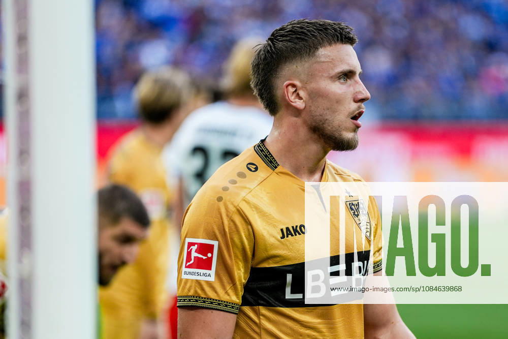 Germany Soccer Bundesliga 2026–27, Matchday 6: Hamburger SV (HSV) vs. VfB Stuttgart at Volkspark Stadium, Hamburg; Ermedin Demirovic (VfB Stuttgart), 9
