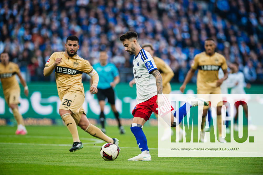 1 Bundesliga: Hamburger SV vs. VfB Stuttgart, October 17, 2026; Fabio Vieira, Hamburger SV; 20 Soccer, 1st Bundesliga, Matchday 6: Hamburger SV vs. VfB Stuttgart on October 17, 2026, at the Volksparkstadion, Hamburg. DFL regulations prohibit any use of photographs as image sequences and or quasi-video.
